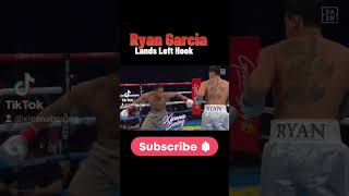 RYAN GARCIA LANDS MASSIVE LEFT HOOK ON DEVIN HANEY [upl. by Eillac]