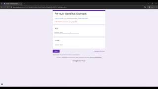 Tutorial Membuat Sertifikat Otomatis Isi dengan Google Form Google Sheet Mudah untuk Pemula [upl. by Marou]