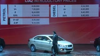 Maruti Ciaz launch coverage first look review price features [upl. by Osgood874]