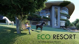 Eco resort design prethesis project Dilla University 🎓 [upl. by Aerona]