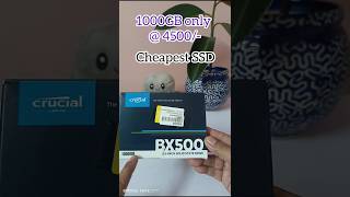 Crucial BX500 SSD ssd crucial 1tb ssd 1000gb ssdyoitubeshorts shortsvideo shortsfeed [upl. by Hploda]