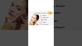 Gelatin Powder for Face MaskHair removal Skin CareShorts [upl. by Aikcir]