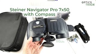 Steiner Navigator Pro 7x50 with Compass binoculars review  Optics Trade Reviews [upl. by Mada932]