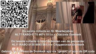 Eredienst Domkerk 23 juni 2024 [upl. by Kayne]