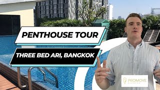 Renovated three bedroom Penthouse in Ari Bangkok [upl. by Antoine]