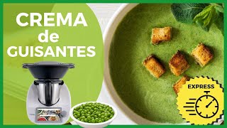 CREMA de GUISANTES🫛​ con THERMOMIX paso a paso Receta Exprés fácil y saludable 🤩 [upl. by Smitty]