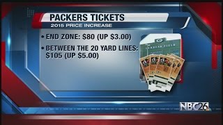 Packers Tickets Price Increase [upl. by Nuaj635]