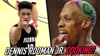 Dennis Rodman Jr More OFFENSIVE MINDED Than His Dad TRICK Inbound Play JSerra VS OLU [upl. by Nnyl]