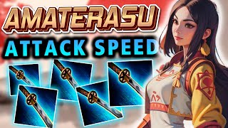 AMATERASU SOLO  ATTACK SPEED CON LA KATANA NUEVA OP [upl. by Fawn199]