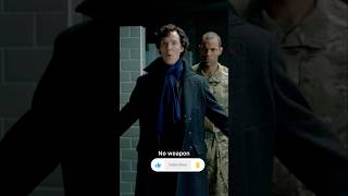 Man stabbed to death but no weapon  sherlockholmes sherlock movieclips murdermystery [upl. by Jordain435]