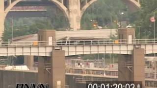 812007 Interstate 35w Bridge Collapse Aftermath Part 4 [upl. by Nettie]