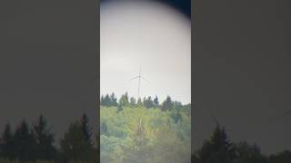 Vestas V90 through my binoculars windturbine windmill windfarm vestas sweden [upl. by Ylro]