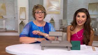 JAI Sterling Silver Hammered Station Anklet on QVC [upl. by Nonnac]