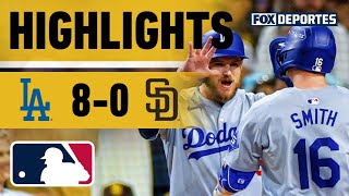 🤩⚾ DODGERS FUERZAN JUEGO 5  Los Angeles Dodgers 80 San Diego Padres  HIGHLIGHTS  MLB 2024 [upl. by Hum439]