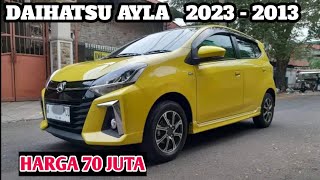 HARGA DAIHATSU AYLA  20132014201520162017201820192020202120222023 [upl. by Anabal]