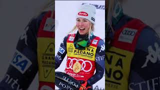 Shiffrin returns from injury to win recordequalling eighth world slalom title [upl. by Maurene]