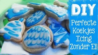 PERFECTE KOEKJES GLAZUUR  ROYAL ICING RECEPT 😋 zonder ei of glycerine DAG 13 DIYVEMBER [upl. by Ylhsa853]