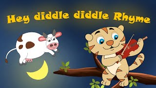 Hey Diddle Diddle Nursery Rhyme  Rhyme With Lyrics  Bumcheek TV [upl. by Eaner]