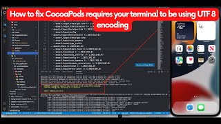 How to fix CocoaPods requires your terminal to be using UTF 8 encoding [upl. by Kcitrap]