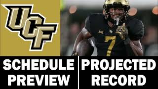 UCF Football 2024 Schedule Preview amp Record Projection [upl. by Seraphine747]