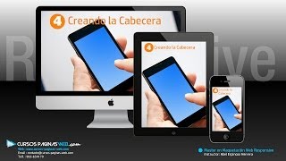 HTML5 CSS3 Responsive Web Design Creando Cabecera Menu [upl. by Ennylcaj]