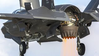 US F35 Aircraft Vertical Landing Like a Helicopter [upl. by Picco]