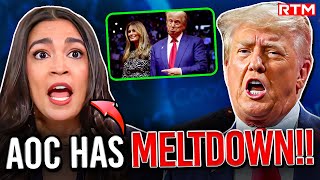 AOC BREAKS DOWN Over MASSIVE Trump Rally in New York City [upl. by Alue]