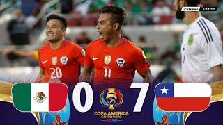 Mexico 0 x 7 Chile ● 2016 Copa América Extended Goals amp Highlights HD [upl. by Meghan]