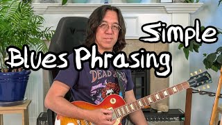 Guitar Wisdom Simple Blues Phrasing Demo [upl. by Salvucci]