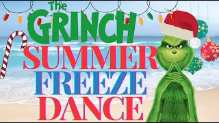 Grinch Summer Freeze Dance  Brain Break  Christmas In July  Dance Break [upl. by Neleag]