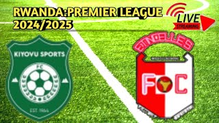 Kiyovu VS Etincelles  RWANDA PREMIER LEAGUE  ROUND 10  Live Streaming Match  20242025 [upl. by Nohsar140]