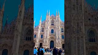 Milan cathedral travel italy india viral trending youtubeshorts shorts europe usa [upl. by Cappella]