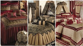 Different types comfortable bed sheets designs  bridal bed sheets [upl. by Albur]