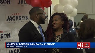 Juawn Jackson officially kicked off his campaign tonight in Downtown Macon [upl. by Shelton]