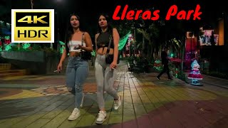 Touring Lleras Park On Chirstmas Medellin Colombia 4K HRD lleraspark [upl. by Ettennor]