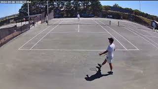 Club Championship Singles 2024  C Herr v R Martinson [upl. by Olmsted]