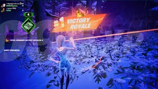 SpiderGwen and Black Widow sniper vs shield Victory  Fortnite Ch5 S1 [upl. by Lashondra]