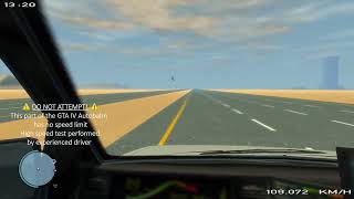 GTA4 Autobahn Speed Test 86 Steed [upl. by Vassili]