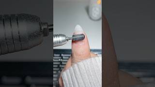 ASMR NATURAL NAIL REFRESH 🫧🤍 asmr nails shorts [upl. by Shields]