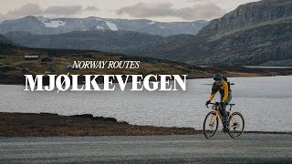 Riding The Mjølkevegen Bike Route In Norway In Winter [upl. by Lev]