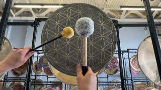 24quot Flower of Life Sacred Geometry Chau Gong  The Gong Shop  Sound Healing  Meditation Gong [upl. by Hairaza293]