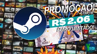 Precinho de bolo Jogos a partir de R 206 na Steam  Confira Agora [upl. by Tennaj]