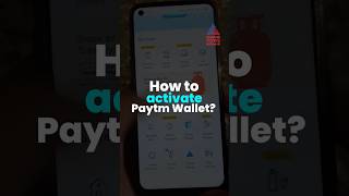 How to activate paytm wallet shorts ytshorts [upl. by Russi]