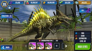 HYBRIDS CHROME REX in JURASSIC WORLD THE GAME SOON [upl. by Shani]