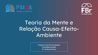 Filosofia da Mente Fenomenologia e Relação Causa Efeito em Psiquiatria [upl. by Egedan]