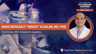 Abdou Elgalad MD PhD  Preclinical MCS Research Updates [upl. by Ynottirb544]