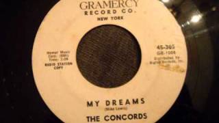 Concords  My Dreams  Brooklyn Doo Wop Sound [upl. by Ahsitak110]