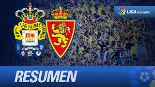 Resumen de UD Las Palmas 53 Real Zaragoza  HD [upl. by Glorianna907]