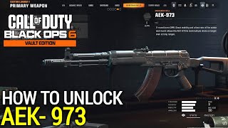 How to Unlock AEK973 BO6 AEK973 Unlock BO6  BO6 AEK973 Marksman Rifle Unlock BO6  BO6 AEK973 [upl. by Nethsa609]