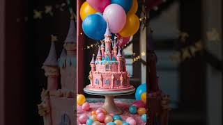 Pink Castle Cake Party birthdaysong preschool cake shortsvideo teacher happybirthday happy [upl. by Adran]